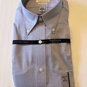 NWT Van Heusen Mens shirt regular fit 16 32/33